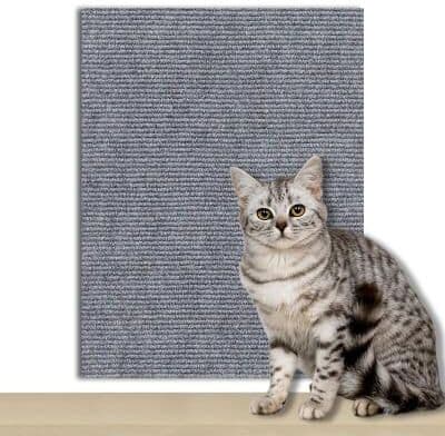 Inspired Living Cat Scratch Guard Self Adhesive Furniture Protector Mat gray 30x100cm