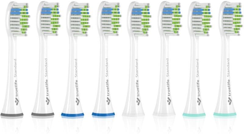 TrueLife SonicBrush UV Heads White Standard ανταλλακτική κεφαλή για οδοντόβουρτσα TrueLife SonicBrush UV, GL UV 8 τμχ