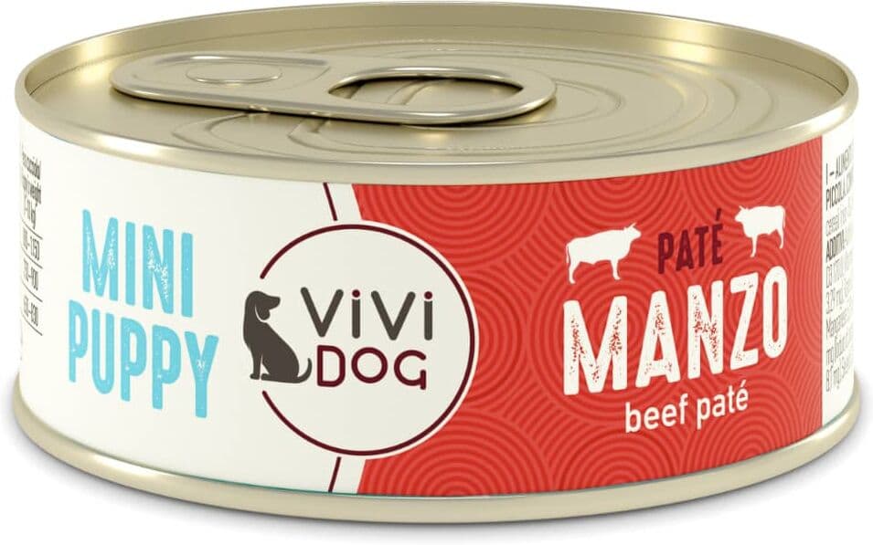 ViVi Dog Mini Puppy Lattina Multipack 12x85G MANZO