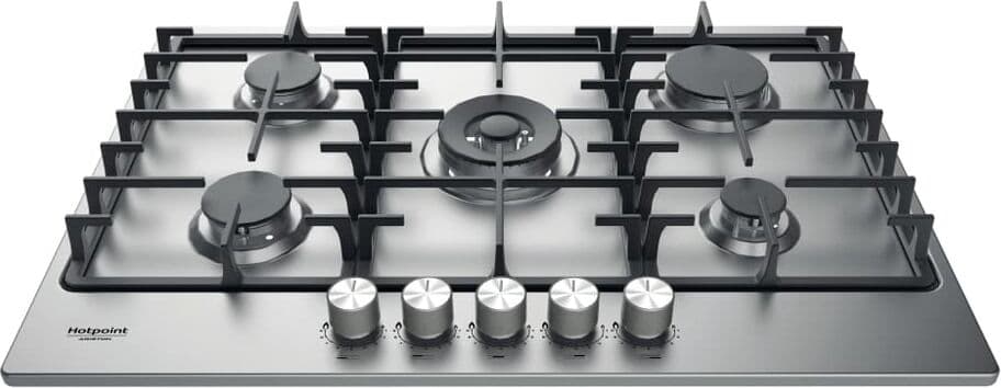 Ariston Pph 75g Df/ix Pph 75g Df/ix Piano Cottura 5 Fuochi A Gas Incasso Larghezza 75 Cm Colore Inox