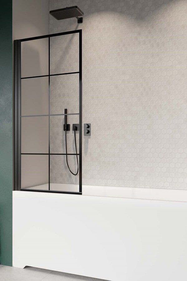Radaway Nes Black Pnj Factory parawan nawannowy 80cm lewy 10011080-54-55L