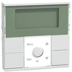 Merten MEG5754-0325 Zeitschaltuhr-Modul Standard, aktivweiß glänzend, System M MEG57540325