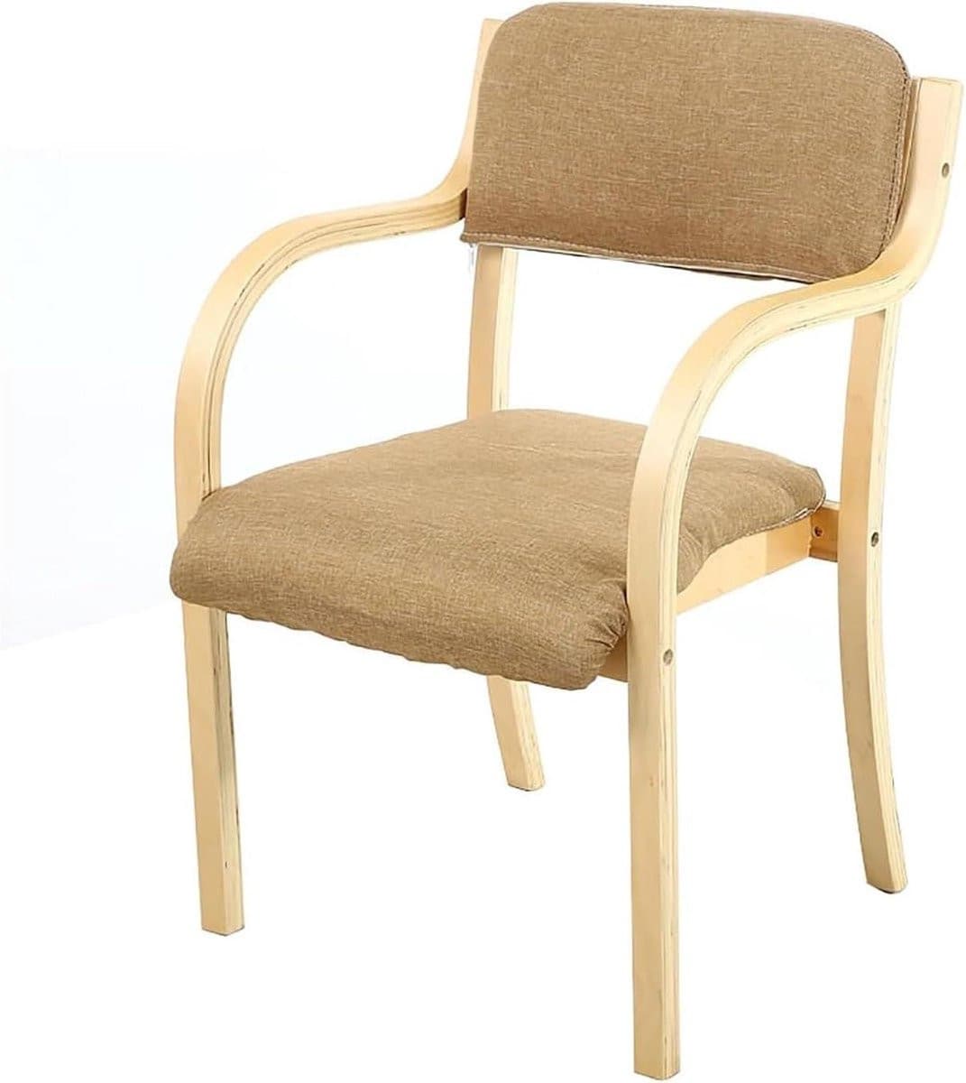 Houten fauteuil met massief beukenhouten frame en keuze kussenkleur, zithoogte: 46 cm