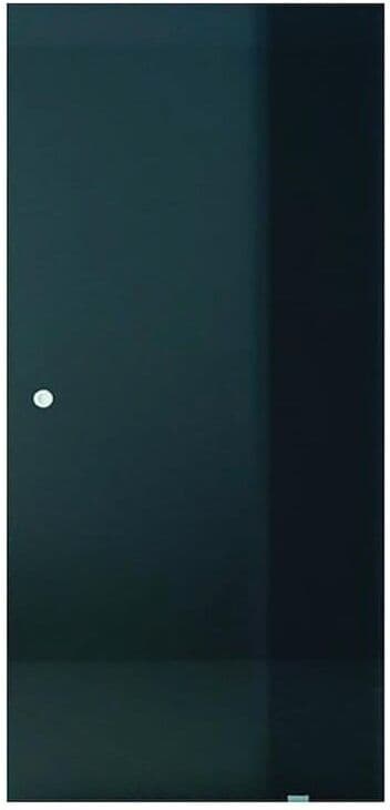 Leroy Merlin Anta per porta scorrevole esterno muro Secret Fumè satin in vetro fumé, L 73 x H 212 cm spessore 8 mm, apertura reversibile