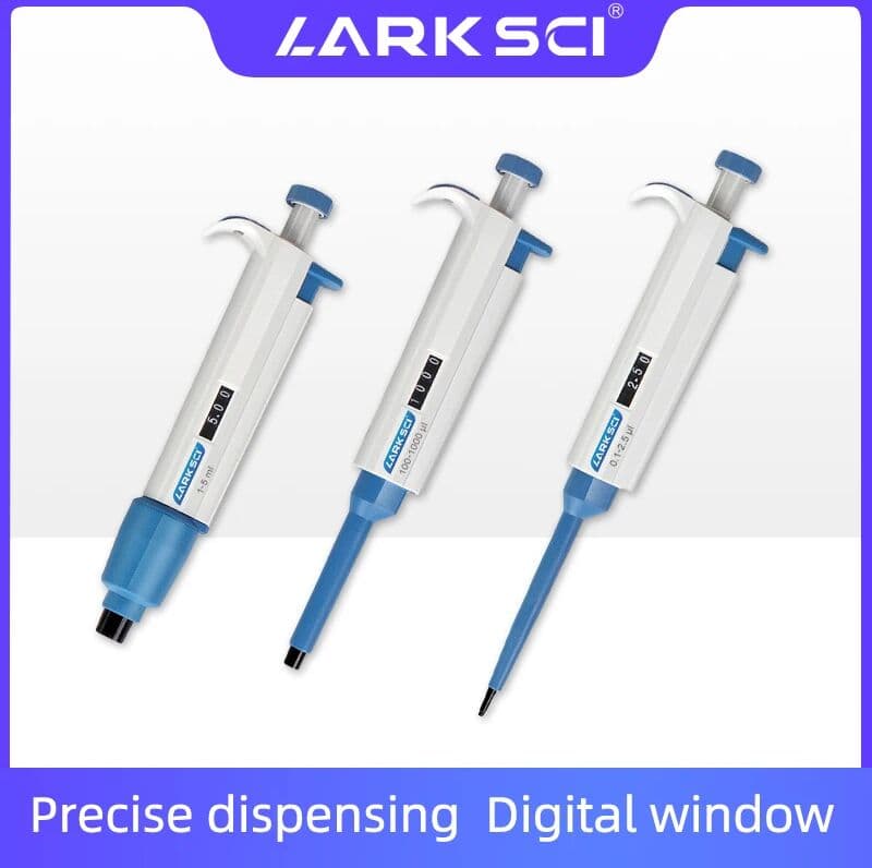 NONE Larksci Equipment Laboratory Pipette Single Channel Pipette Adjustable Micropipette For Pipettor Tips