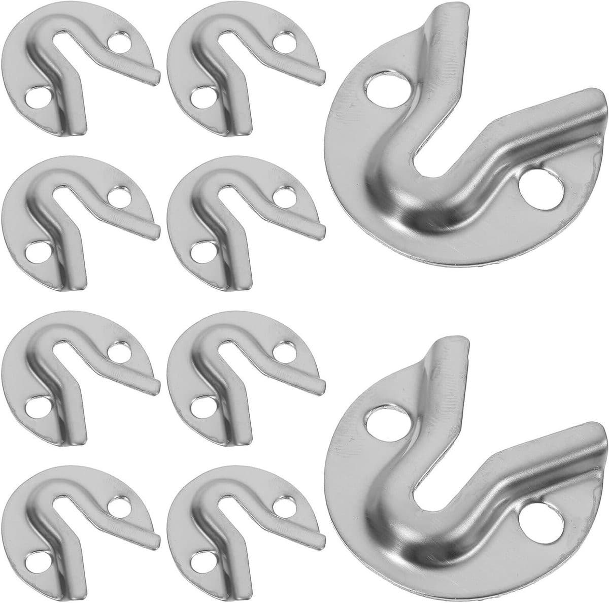 50 stuks Ophanghaken voor fotolijsten en schilderijen - Zilver - In elkaar grijpend design