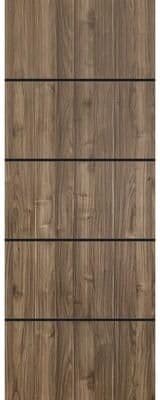 SartoDoors Planum 0015   Bedroom Door Barn Door   Solid Wood   18x80, Walnut Bathroom Door Pantry Door Closet Door