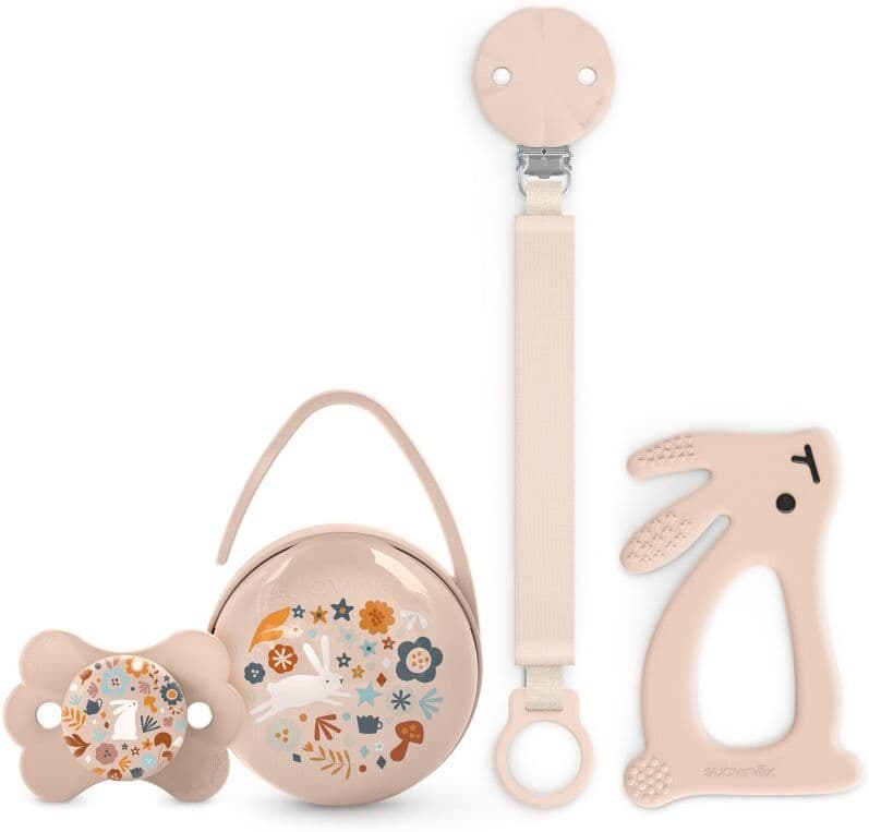 Suavinex Wonderland Gift Set 0-6 m Pink coffret cadeau pour les bébés