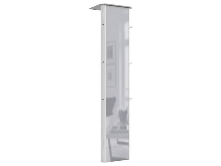 Moderano Garderobe, Alufarben, Metall, Glas, Holzwerkstoff, 45x192x35 cm, Garderobe, Garderobensets & -serien, Garderoben-Set