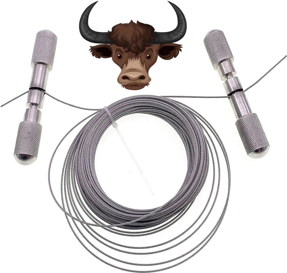 pledge agro Stainless Steel Cow Cattle Bovine Sheep Goat Line Spacing 15m Wire Disbudding Dehorning Device Handle Safety Bloodless Farming