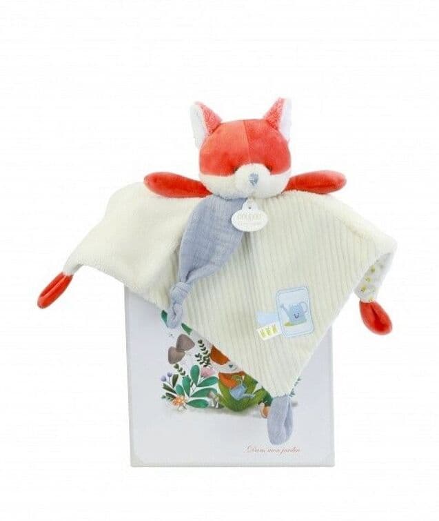 Doudou plat Renard Romarin 27 cm - Doudou et compagnie
