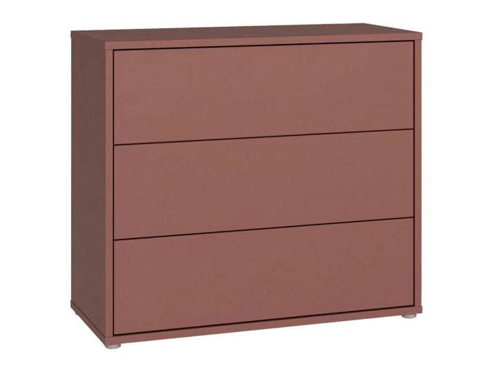 Carryhome Kommode, Terracotta, Kunststoff, 3 Schublade(n) Schubladen, 95x83x42 cm, Typenauswahl, Beimöbel erhältlich, in verschiedenen Größen erhältlich, Wohnzimmer, Kommoden & Sideboards, Kommoden