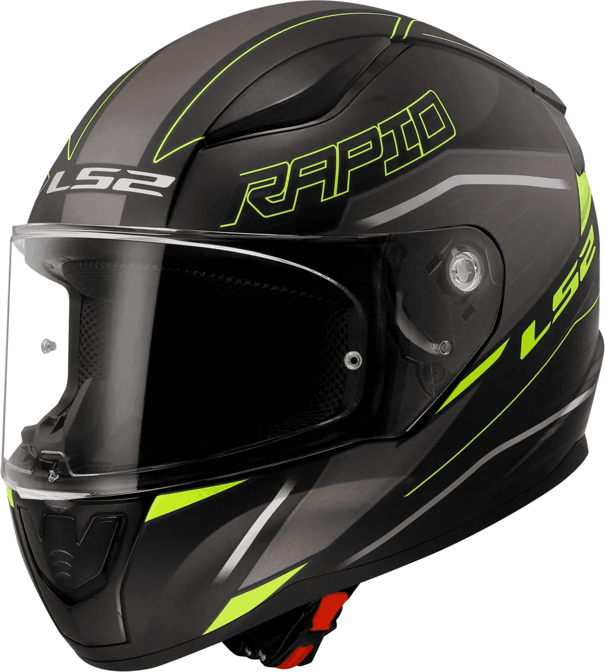 LS2 Mc-Hjelm Ff353 Rapid Ii Rokku Matt Svart/gul