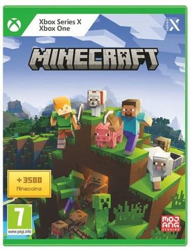 Microsoft Minecraft with 3500 Minecoins – Xbox Series X S, for Xbox Series X (Disc)
