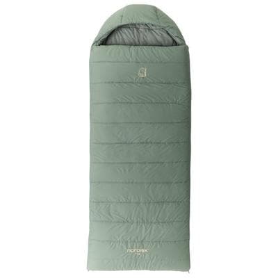 Nordisk - Frigg ±0° Blanket Sleeping Bag - Kunstfaserschlafsack Gr XL - bis 205 cm Zip: Complete Grün