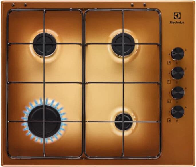 Electrolux Kgs6404t Kgs6404t Piano Cottura 4 Fuochi A Gas 60 Cm Colore Terra Di Francia