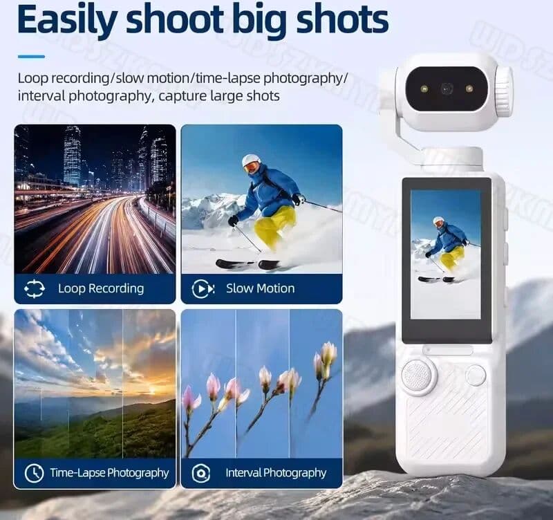 NONE FHD Sports Wearable Camera Autofocus High Pixel Long Battery Life Portable Pocket Cam For Motorcycle/Vlogging/Outdoor Sports