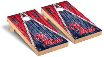 Skip's Garage Ole Miss Rebels 2x4 Pro Cornhole Boards - V3