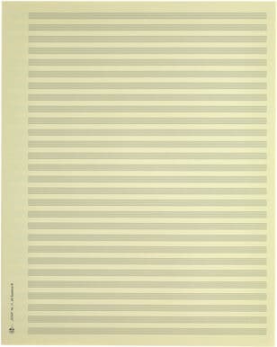 Star Sheet Music Paper Quart 5,5 mm Hellchamois