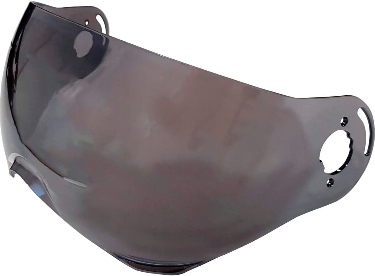 Helmvisier ROLEFF "Fight", grau (grau, transparent), SchutzvisiereH:17cm L:46cm, Polycarbonat (PC), Helmvisier, für Motorradsport und Motorsport, aus Polycarbonat, H:17cm L:46cm