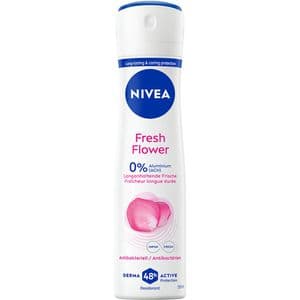 Nivea Deodorant Fresh Flower, Spray, für Damen, 48h Schutz, ohne Aluminium, antibakteriell, 150 ml