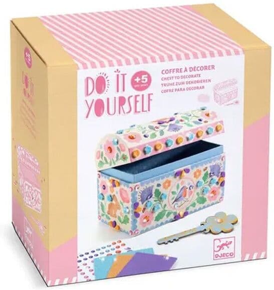 Coffre à décorer Précieux trésors DIY - Djeco