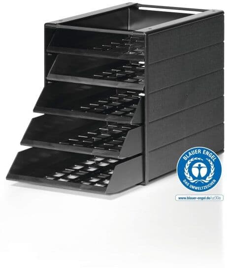Durable Idealbox Basic Skuffekabinet   5   Sort