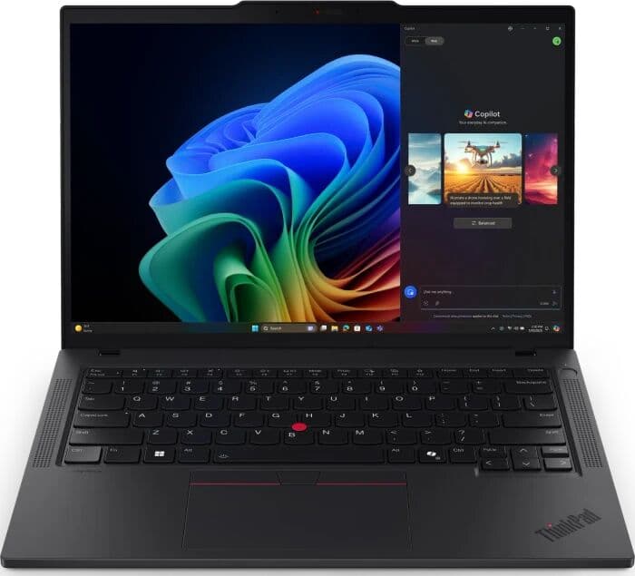 Lenovo Thinkpad T14 G6   Core Ultra 5 235U   14"   8 GB   128 GB SSD   Bakgrundsbelyst tangentbord   Webcam   Win 11 Pro   ES