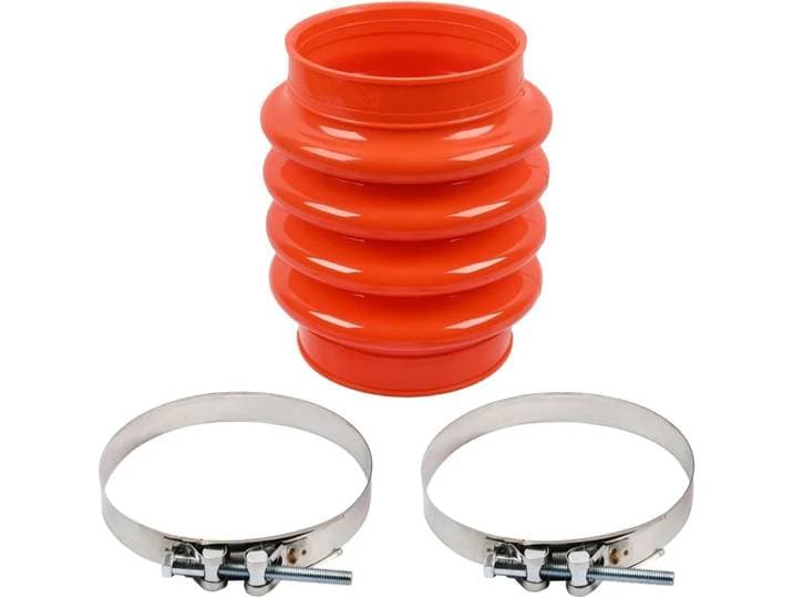 Kit de réparation de soufflets rouges pour machines, avec pinces de remplacement rapide, ensemble d'outils manuels, soufflets en plastique, deux pinces incluses