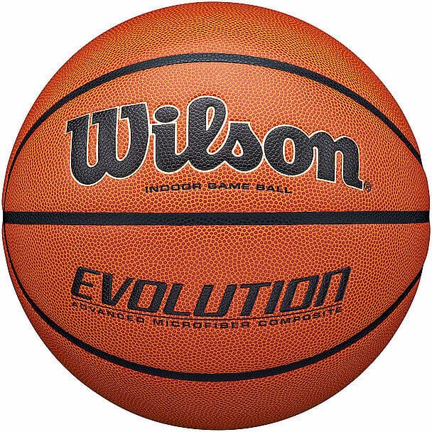 Wilson Basketball Evolution Indoor Game Ball braun B