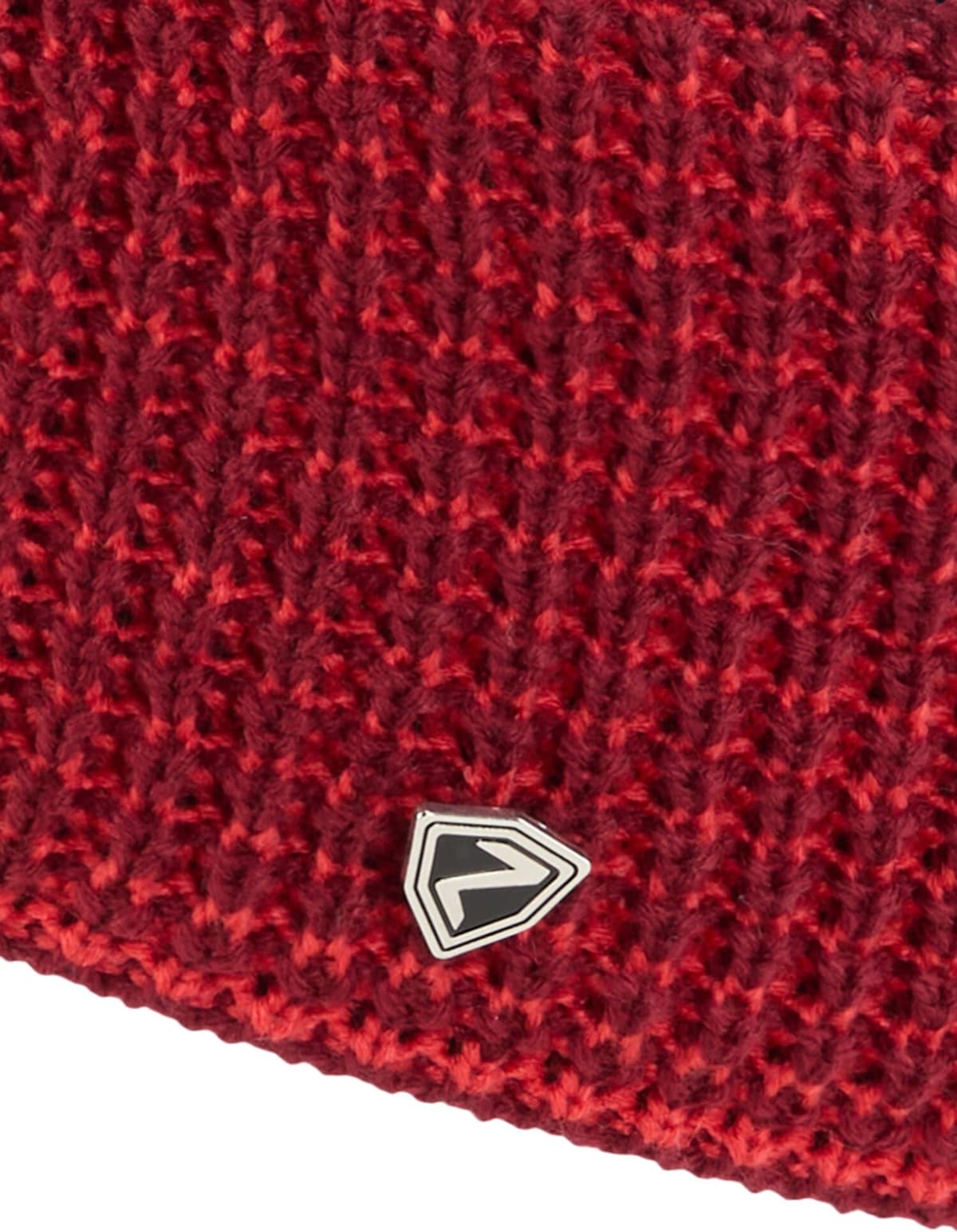 Stirnband ZIENER "ILSE-Z DAMEN", Damen, rot (wine pigment), Materialmix, Mützen Stirnband, warm, mit weichem Fleecefutter