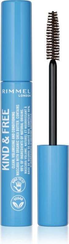 Rimmel Kind & Free pogrubiający i wydłużający tusz do rzęs odcień 002 Brown Black 7 ml