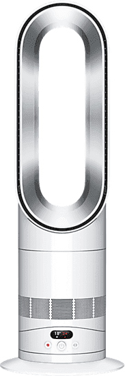 Calefactor cerámico - Dyson Hot+Cool™ HF1, Precalentamiento remoto, 2250 W, 10 Velocidades, Blanco/ Plata