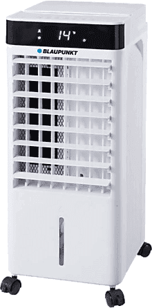 REACONDICIONADO Seminuevo Muy bueno Climatizador evaporativo - NK BP2018, 65 W, 3 Velocidades, Depósito 8L, 2 Potencias de Función calor (1000W-2000W)