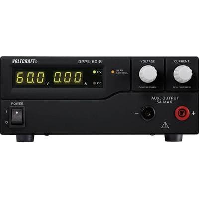 VOLTCRAFT DPPS-60-8 Labornetzgerät, einstellbar 1 - 60 0 - 8 A 480 W USB programmierbar Anzahl Ausgänge 1 x