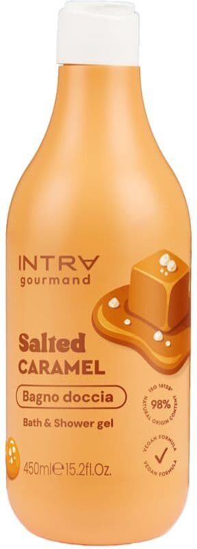 Phytorelax Laboratories Intra Gourmand Salted Caramel τζελ για ντους και μπάνιο 450 ml