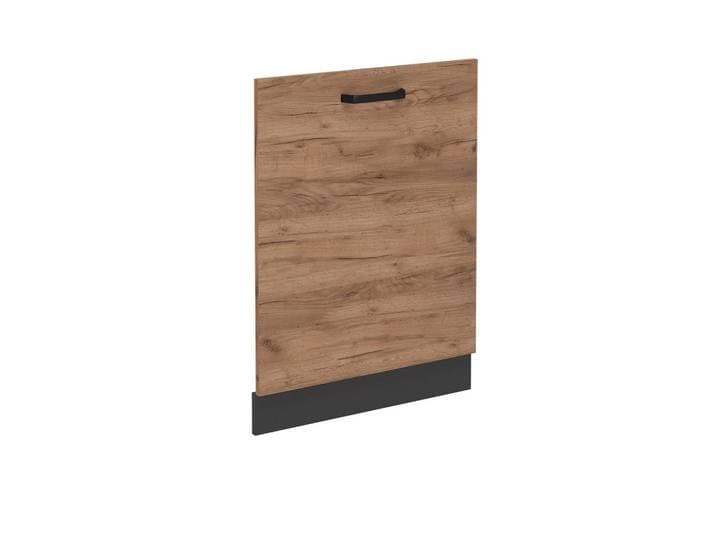 Vicco Frontblende R-Line Goldkraft Eiche 60 cm ohne Arbeitsplatte, Eichefarben, Anthrazit, Holzwerkstoff, Rechteckig, 60x81.8x1.6 cm, Küchen, Küchenmöbel, Küchenschränke, Küchenunterschrank