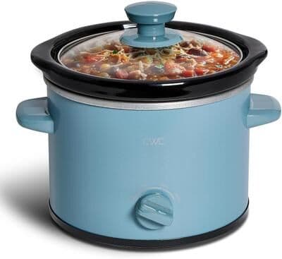 COOK WITH COLOR 2QT Mini Electric Round Slow Cooker