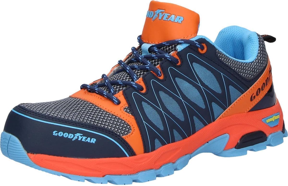 Goodyear GYSHU1583 S1P/SRA/HRO veiligheidsschoen, metaalvrij, met teenbescherming en middenzoolbescherming