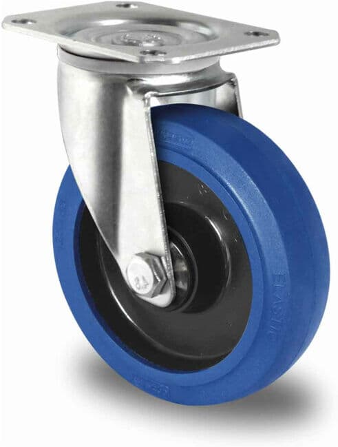 CASCOO Roulette pivotante ø 125 mm série R4E1 à roulement à billes (SPP31W0125R4E1B34)