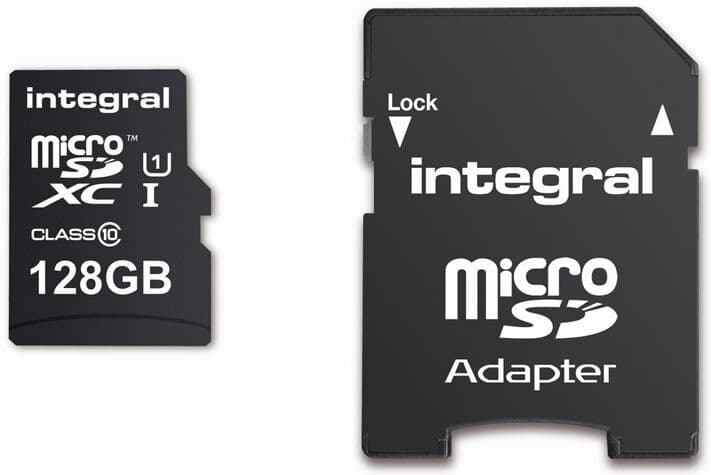 MEMÓRIA MICRO-SD INTEGRAL 128GB 4K