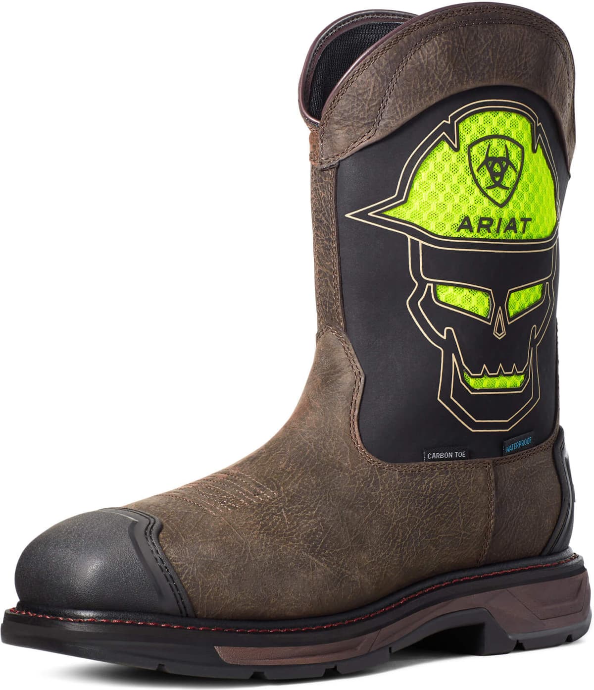 Men's WorkHog XT VentTEK Bold Waterproof Carbon Toe Work Boots in Iron Coffee, Size: 11.5 D / Medium by Ariat