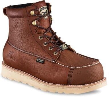 "Irish Setter By Red Wing Wingshooter XD 6"" WP Safety-Toe (Men's) Work in Tan, Size 14 D, Leather"