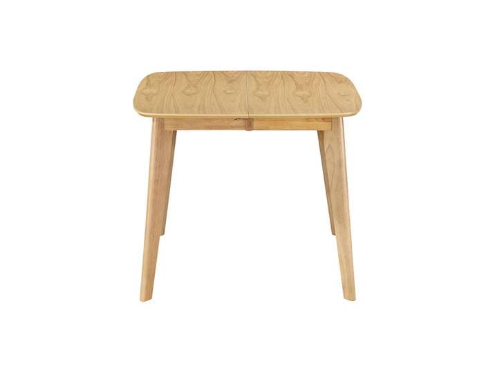 Esstisch ausziehbar skandinavisch quadratisch aus hellem Holz L90-130 LEENA