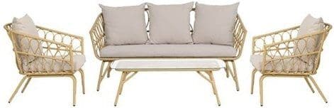 Envy Margrethe Sofasæt, 4 Dele M/hynder, Natur