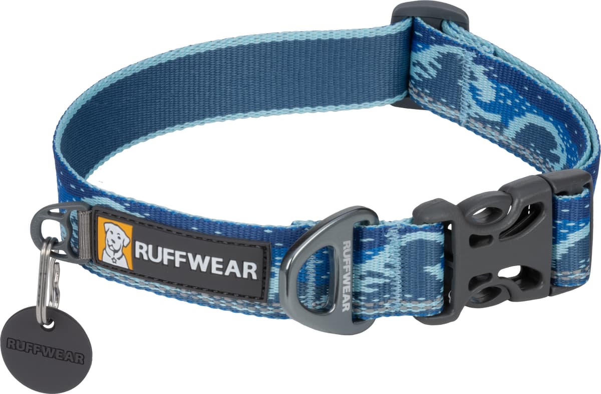 Ruffwear Crag Reflective Dog Collar Midnight Wave 51-66 cm