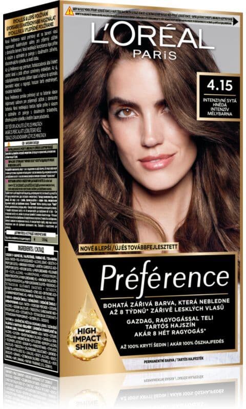 L’Oréal Paris Préférence Haarfarbe Farbton 4.15 Intense Deep Brown 1 St.