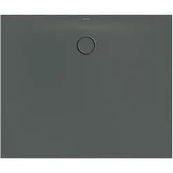 BetteFloor Side Duschwanne mit Minimum-Wannenträger und BetteGlasur Plus, 1200x1000mm, 3383-403PLUS,T1, Farbe: Smoke