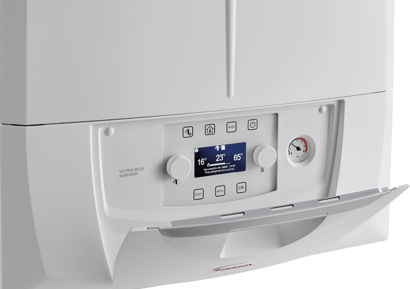 Immergas Caldaia Victrix Zeus Superior 35 KW Con Boiler A Condensazione Metano Cod. 3.030902 Completa Di Kit Per Scarico Fumi NEW ERP