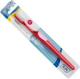 TePe Linea Cura Dentale Spazzolini Da Denti Supreme Testina Setole Standard